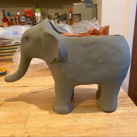 Anthropologie Elephant Planter by Leah Reena Loren - Picture 7 of 10